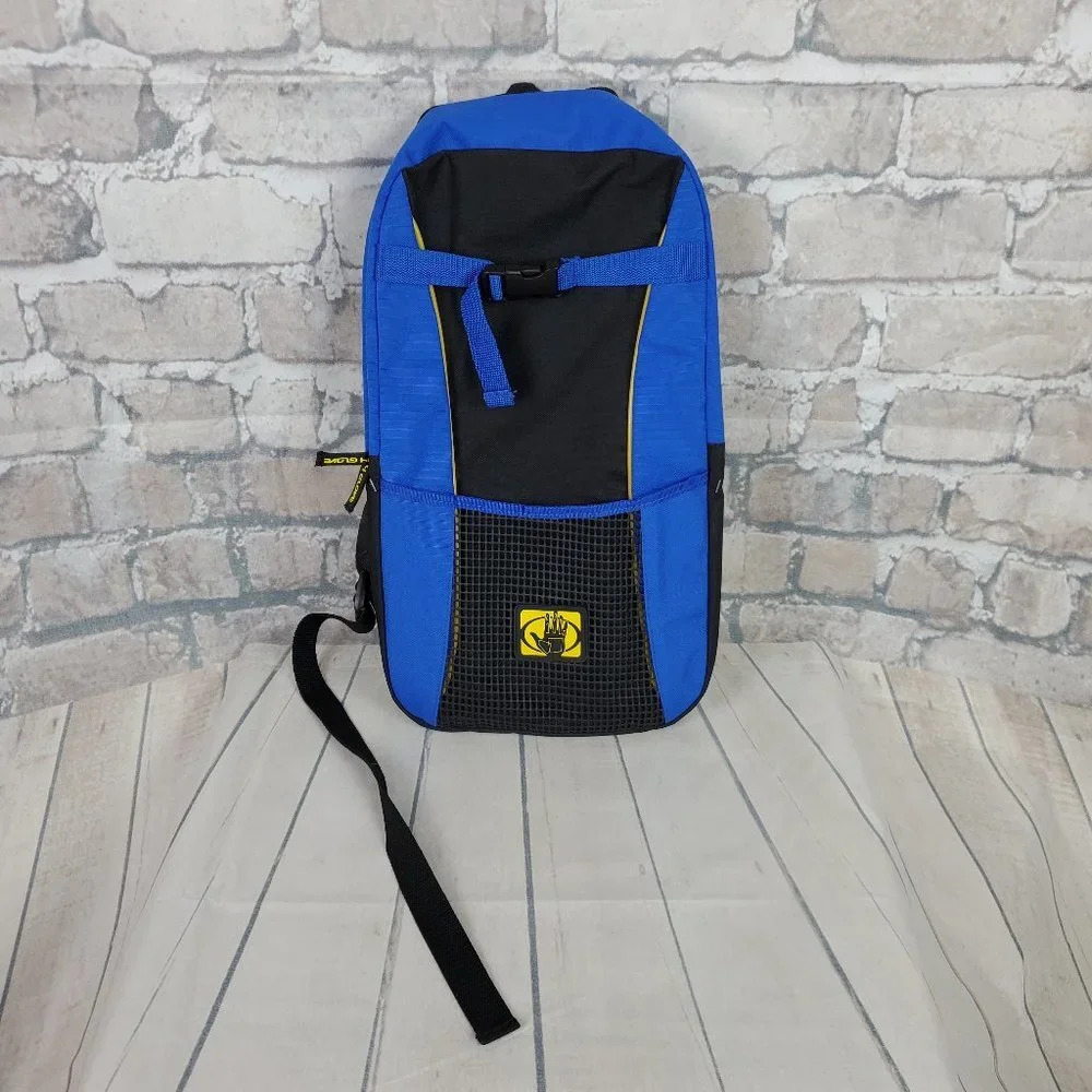 Vintage Body Glove One Strap Beach Bag Blue Black